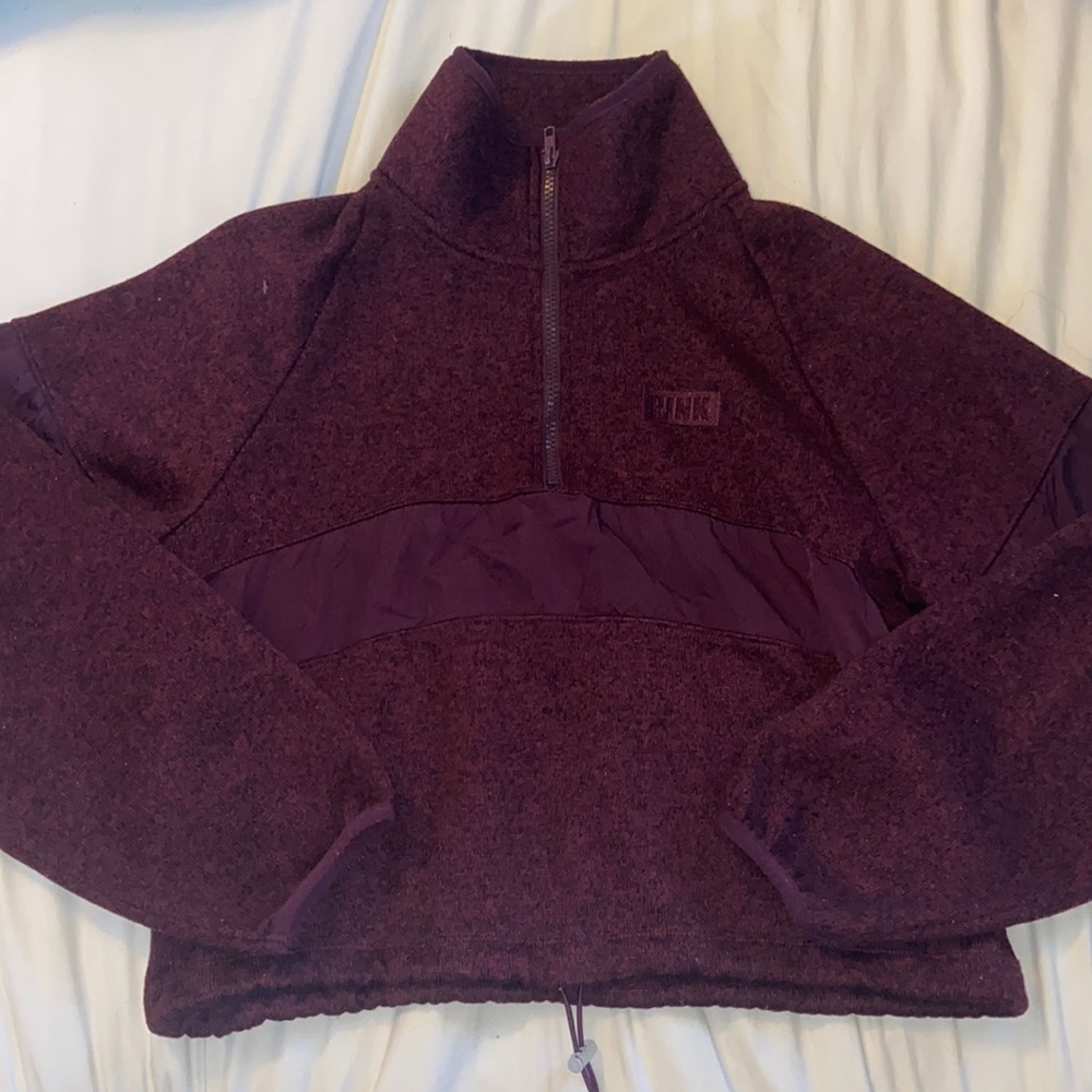PINK Victoria’s Secret 1/4 Zip Pullover